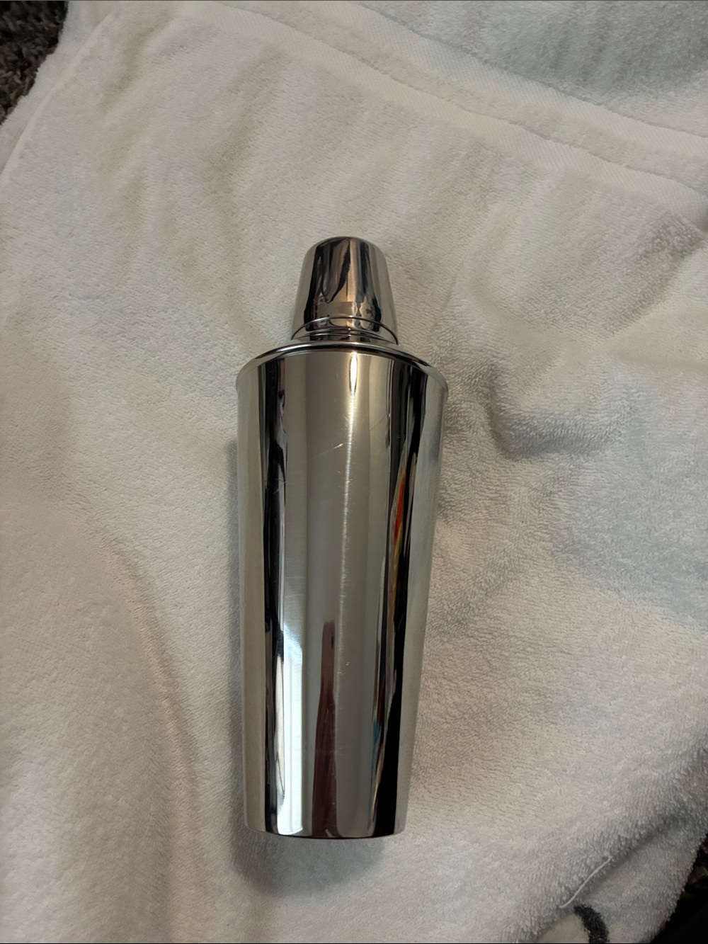 Stainless Steel Cocktail Shaker - Polished Silver Bar Shaker